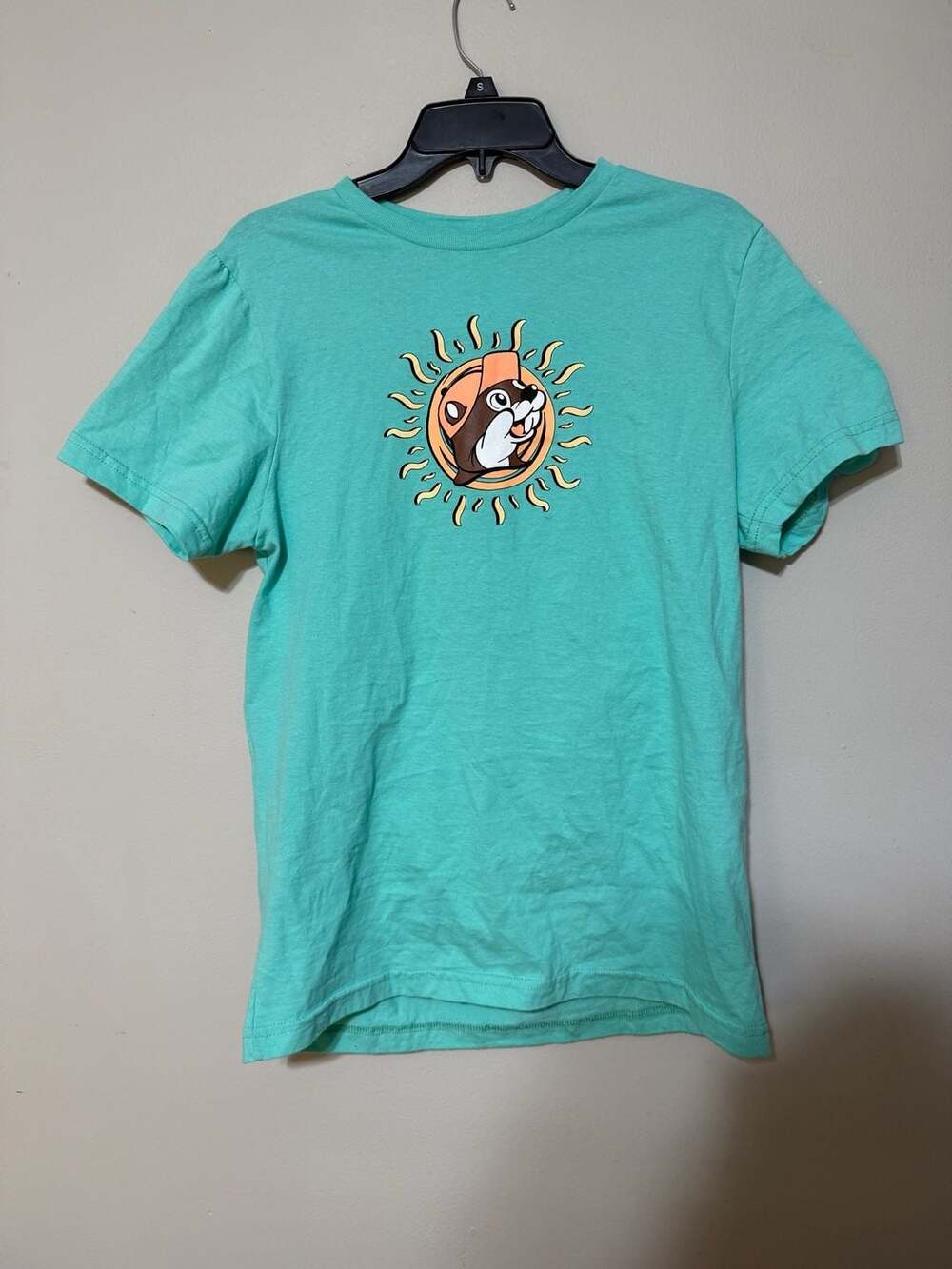 Buc-ee's The Best Days Are Graphic T-Shirt Size MD Turquoise